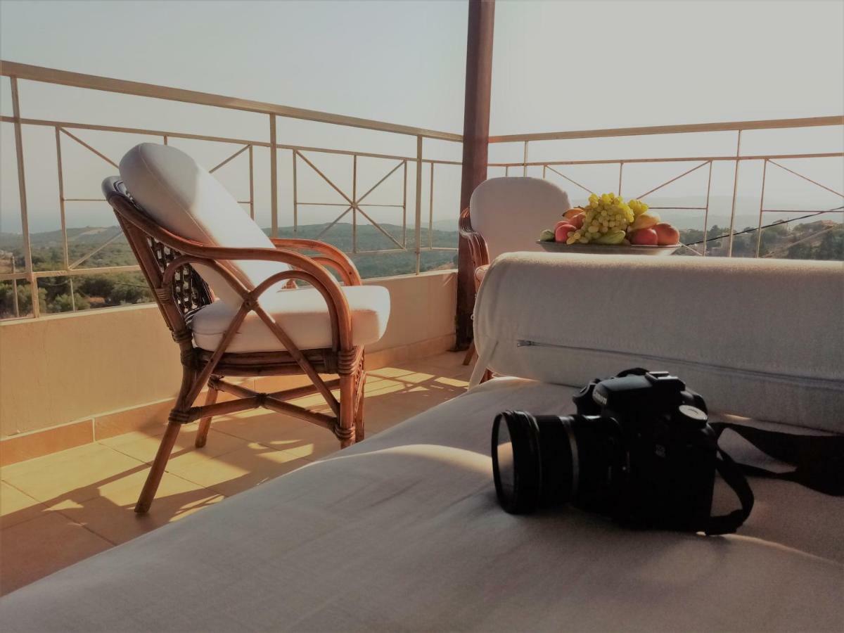 360 Panorama House - Gazing At Horizon And The Stars Of The Galaxy In The Night - Fresh Cool Breeze Most Of The Time - Just 7 Min From The Beach Kournás Exterior photo
