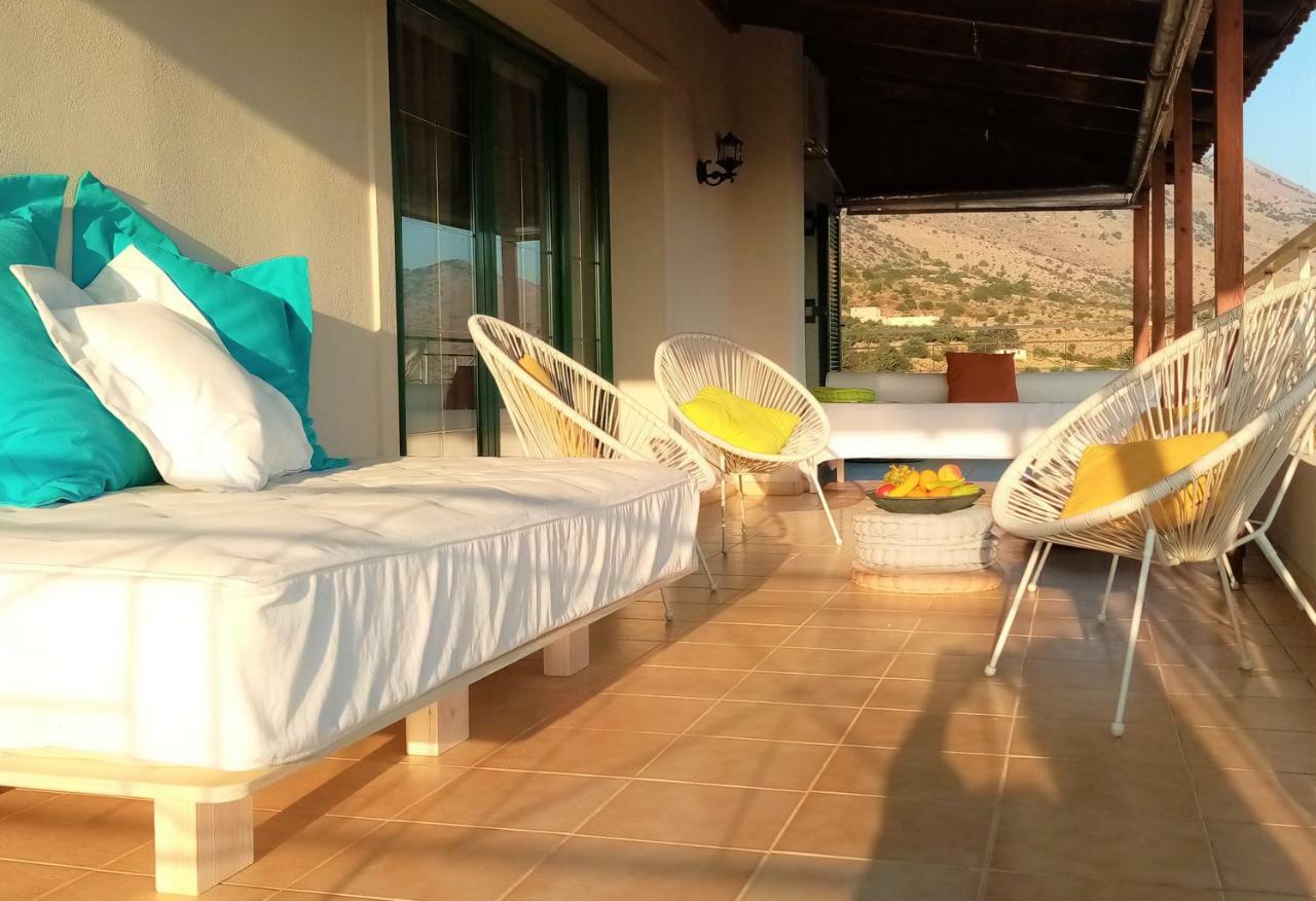 360 Panorama House - Gazing At Horizon And The Stars Of The Galaxy In The Night - Fresh Cool Breeze Most Of The Time - Just 7 Min From The Beach Kournás Exterior photo