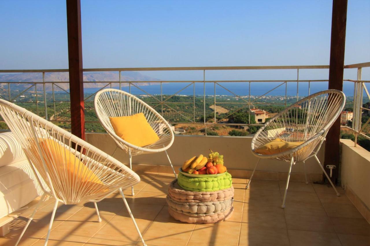 360 Panorama House - Gazing At Horizon And The Stars Of The Galaxy In The Night - Fresh Cool Breeze Most Of The Time - Just 7 Min From The Beach Kournás Exterior photo