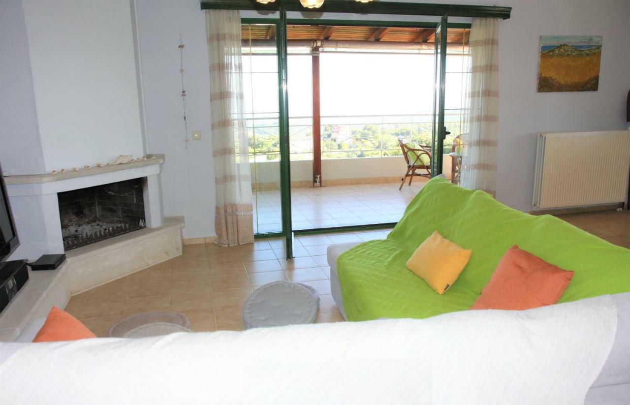 360 Panorama House - Gazing At Horizon And The Stars Of The Galaxy In The Night - Fresh Cool Breeze Most Of The Time - Just 7 Min From The Beach Kournás Exterior photo